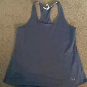Under Armour purple racer back tank